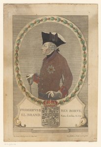 Nagy Frigyes portréja alkotó: Georg Mathäus Probst