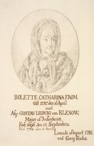 Bolette Catharina portréja