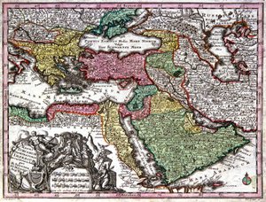 Map of ottoman empire