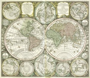 Világtérkép, 1744