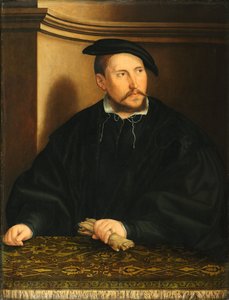 Egy fiatal férfi portréja alkotó: Georg Pencz