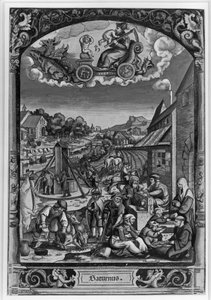 A hét bolygó: Szaturnusz alkotó: Georg Pencz