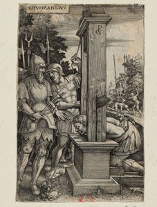 Titus Manlius, 1535 körül alkotó: Georg Pencz