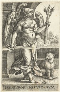 Wrath (Ira) Ira fvror brevis svm (cím az objektumon) Seven Deadly Sins (sorozat címe) alkotó: Georg Pencz