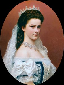 Erzsébet osztrák császárnő (Sissi) portréja (1837 - 1898) (festmény)