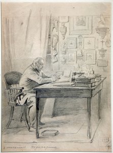 Faddei Boulgarin – Faddei Bulgarin (1789-1859) szerző portréja, Timm, Vaszilij (George Wilhelm) (1820-1895)