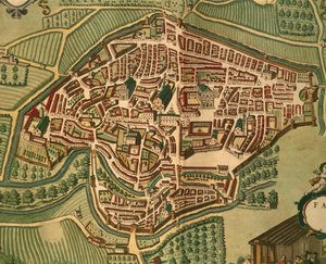 Fabriano a világ városaiból, Georg Braun alkotó: Georg Braun and Hogenberg Franz