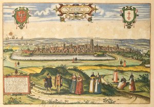 Gdansk a világ városaiból, Georg Braun alkotó: Georg Braun and Hogenberg Franz