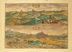 Marchena és Osuna térképe a világ városaiból, Georg Braun alkotó: Georg Braun and Hogenberg Franz