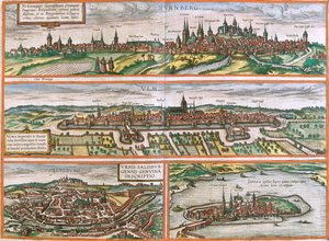 Nürnberg, Ulm, Salzburg, Lindau, Németország, Ausztria, Ausztria