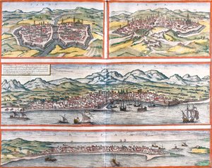 Parma, Siena, Palermo, Trapani, Olaszország alkotó: Georg and Hogenberg Franz (1535 90) Braun