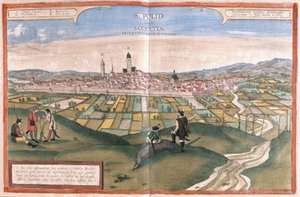Sankt Polten, Ausztria (metszet alkotó: Georg Braun and Hogenberg Franz