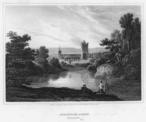 Jedburgh-i apátság, Roxburghshire (metszet)