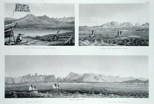 Richardson lánca, Sir John Franklin (1786-1847) „Narrative of a Second Expedition to the Shores of the Polar Sea in the Years 1825-27”-ből, Edward Finden (1791-1857) metszetében, 1828-ban megjelent (metszet)