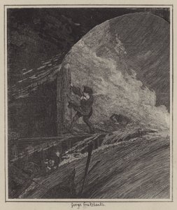Illusztráció Jack Sheppardhoz (metszet) alkotó: George (after) Cruikshank