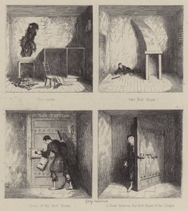 Illusztráció Jack Sheppardhoz (metszet) alkotó: George (after) Cruikshank
