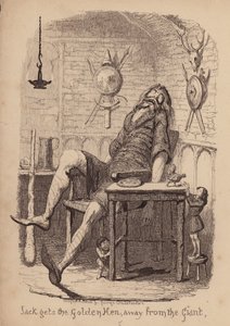 Jack és a paszuly (metszet) alkotó: George (after) Cruikshank