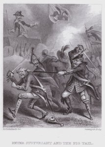 Peter Stuyvesant és a disznófark (metszet)