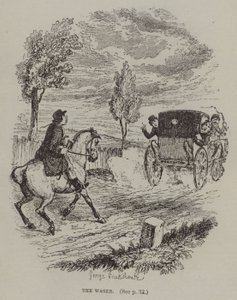 A fogadás (metszet) alkotó: George (after) Cruikshank