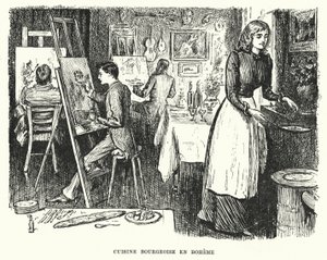 Illusztráció a Trilbyhez, George du Maurier (metszet)