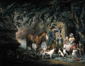 Este, avagy A sportember visszatérése, vésett és kocsma. írta Joseph Grozer (1755-99 körül)