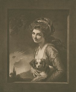 Lady Hamilton, mint "természet" (litho)