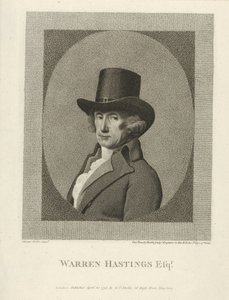 Warren Hastings portréja, Esq., pub. 1795 (metszet)