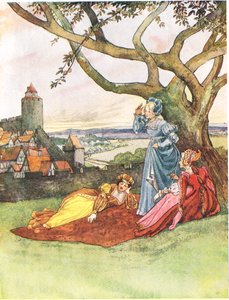 Les Trois Princesses, illusztráció az 