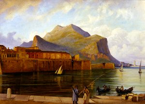 Monte Pellegrino Palermo kikötőjéből