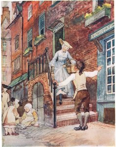 Sally in Our Alley, illusztráció az „Egy képes daloskönyvből”, 1910