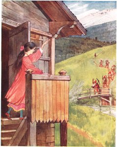 Hófehérke, illusztráció az „Egy képes daloskönyvből”, 1910
