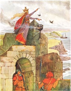 A Spindleston Heugel-i Laidley féreg, illusztráció az "A Picture Song Book"-ból, 1910
