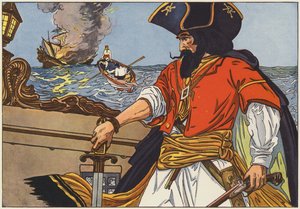 Blackbeard, az Atlanti-óceán partjának leghíresebb kalóza
