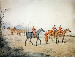 Találkozás (ceruza és akvarell papíron) alkotó: George Alken