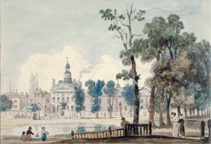 Az Old Bethlehem Hospital külső képe, Moorfields, City of London, 1811