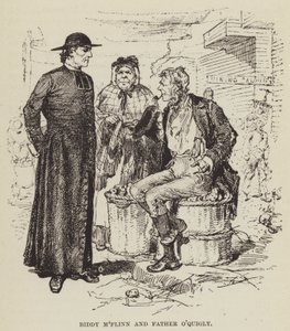 Biddy MFlinn és OQuigly atya alkotó: George Augustus Sala