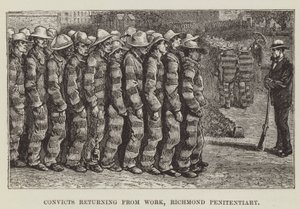 Munkahelyről hazatérő elítéltek, Richmond Penitenciary