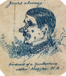Önarckép alkotó: George Augustus Sala