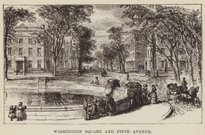 Washington Square és Fifth Avenue alkotó: George Augustus Sala
