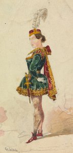 Nő jelmezben alkotó: George Augustus Sala