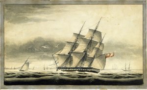HMS "Akbar" csapatszállító hajó (1806), augusztus 10.