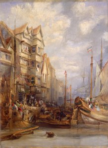 Gray Horse Inn, Quayside, Newcastle upon Tyne (olaj, vászon)