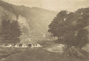 Dove Dale bejárata, Derbyshire, 1880-as évek, nyomtatott 1888., 1880-as évek, nyomtatott 1888.