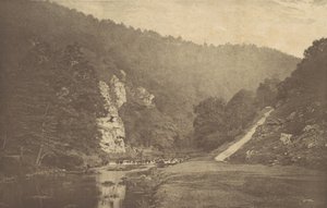 Dove Dale-ben, 1880-as években, nyomtatva 1888-ban, 1880-ban, nyomtatva 1888-ban.