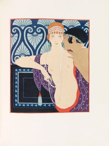 Illusztráció: Les Chansons de Bilitis The Songs of Bilitis, Pierre Louÿs, 1922.