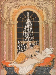 Illusztráció a Veszélyes kapcsolatok Veszélyes kapcsolatok című levélregényéhez, 1934.