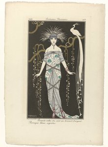 Journal des Dames et des Modes, Costumes Parisiens, 1914, 168. sz.: Nagy estélyi ruha (...)
