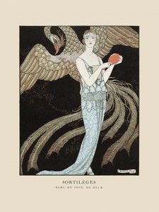 Sortilèges estélyi ruha, De Beer (1922) – George Barbier alkotása