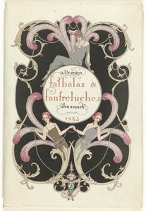 A Fashion Magazine mint csábító Falbalas és Fanfreluches, Jelen, múlt és jövő módozatok almanachja 1923-hoz, 2. év alkotó: George Barbier