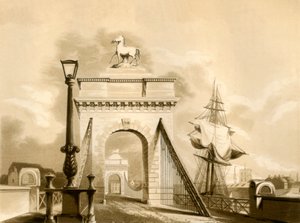 Norfolk Bridge, New Shoreham, 1835.